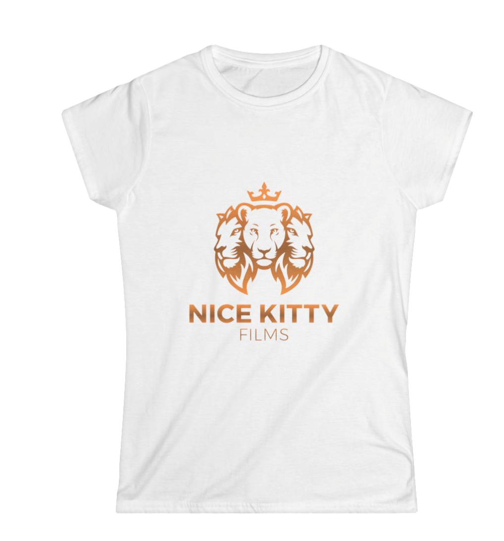 Nice Kitty logo womens T-shirt